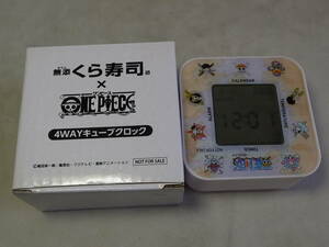 ☆くら寿司びっくらポン☆ワンピースコラボ景品☆4WAYキューブクロック☆2006年☆未使用・デッドストック品☆