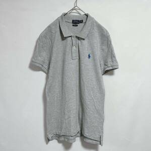 POLO RALPH LAUREN ポロ ラルフ ローレン　半袖ポロシャツ スキニーフィット　ポニーロゴ　ストレッチ　鹿の子　サイズＬ