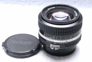 （綺麗）Nikon ニコン 純正 NIKKOR 50mm MF 高級単焦点レンズ 1:1.4 (Ai) 希少・完動品