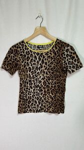 ドルチェ&ガッバーナ DOLCE&GABBANA レオパード Tシャツ XSサイズ イタリア製