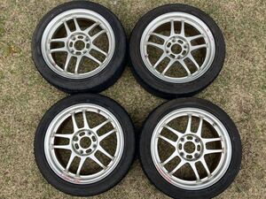 鍛造ホイール CP-035 Racing Hart 溝有タイヤ 205/45R16 ZE914付 ４本セット 16インチ 4H 4穴 PCD 114.3 7J オフセット45 TE37より軽量