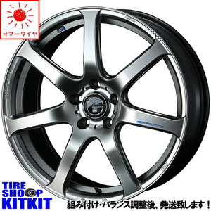 235/50R19 サマータイヤホイールセット ハリアー etc ( おすすめ輸入タイヤ & LEONIS NAVIA07 5穴 114.3)