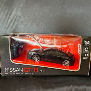 NISSAN GT-R ラジコン ホビー 27MHz ライト ラジオコントロール 車 おもちゃ