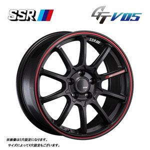 送料無料 SSR GTV 05 8J-19 +45 5H-114.3 (19インチ) 5H114.3 8J+45【4本セット 新品】