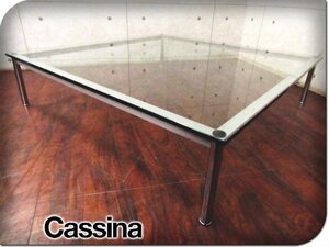 ■展示品■Cassina/カッシーナ■イタリア最高級■LC10-P/10 TABLE EN TUBE■ル・コルビュジエ■センターテーブル■51万■eee5862m