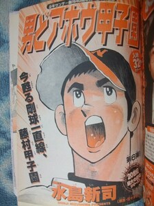 男どアホウ甲子園 水島新司 氏執筆読切掲載 週刊少年サンデー１９９９年３６・３７号 極美品 犬夜叉 江戸川コナン 名探偵コナン 平山あや