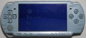 SONY PSP-2000, ブルー, バッテリーなし, 中古,難あり