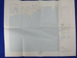 25000分の1地形図【友知】国土地理院発行・昭和62年修正測量・昭和63年発行　〈北海道根室市〉