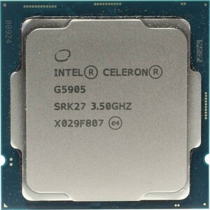 Intel Celeron G5905 SRK27 2C 3.5GHz 4MB 58W LGA 1200 BX80701G5905