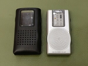  AIWA CR-LA91 AM/ FMステレオ ポケッタブルラジオ ワイドFM 対応