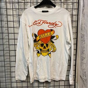 ED Hardy 長袖Ｔシャツ M エドハーディー ロンT