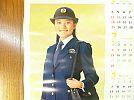 A_レア2004年同一カレンダー14枚/鈴木杏/婦人警官/女性警察官/婦警