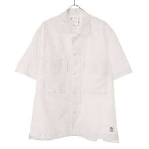 sacai サカイ 24SS Thomas Mason Cotton Poplin Shirt ショートスリーブシャツ 24-03365M ホワイト 4 IT6ERA1RNE66