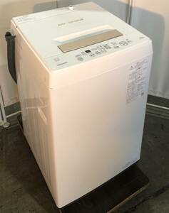 SE-4【中古・現状品】TOSHIBA　東芝　全自動洗濯機 4.5kg AW-45ME8 部屋干しコース ステンレス脱水槽　2021年製　動作確認済み