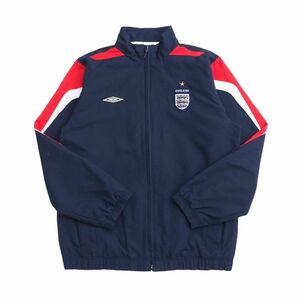 TI1742 アンブロ/umbro サッカー イングランド代表 トラックジャケット ジャージ ブルゾン ネイビー系