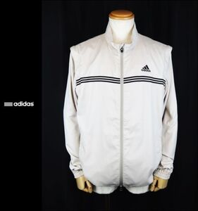 ■■＜極美品＞アディダス＜ADIDAS GOLF・inner mesh・Best＞FULL ZIP window Light ⅡWay JKT＜中綿仕様：O／XG＞■■