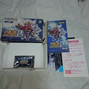 ◆GBA スーパーロボット大戦 オリジナルジェネレーション2 箱説チラシ付き original generation スパロボ