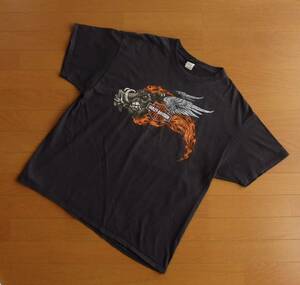 Harley Davidson Hanes ハーレーダビッドソン Tシャツ ヘインズ製 XL 即決あり！