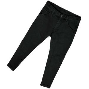 定価3万 wjk stretch tight knit denim pants OW BLACK Sサイズ ストレッチタイトニットデニムパンツ akm　ジュンハシモト