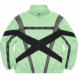 【新品未使用】 21SS 新品 SUPREME シュプリーム CROSS PANELED TRACK JACKET トラックジャケット ブルゾン MINT 即決早い者勝ち