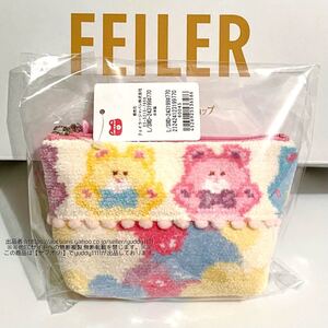 新品未開封 ラブラリーバイフェイラー LOVERARY BY FEILER SWIMMER コラボ 完売 店舗限定 スイマー ドリーミーベア 舟型ポーチS 即決