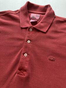 LACOSTE ラコステ F4902 鹿の子 半袖ポロシャツ VINTAGE WASHED ビンテージ ウォッシュ　DEVANLAY社　フランスデザイン