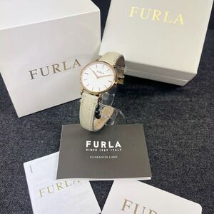 FURLA フルラ 白文字盤 クォーツ 箱付き 腕時計 時計 不動品 240725 ◎インボイス対応可◎