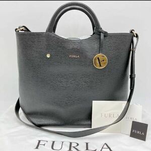 未使用級付属品完備FURLA アリッサ 2WAY バッグ