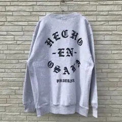 ファットランク　スウェット　2XL　霜降りグレー　HECHO EN OSAKA