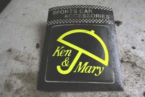 70s当時物未使用 ケンメリステッカー 検Ken&Mary 日産スカイラインGTRジャパンケンとメリー鉄仮面グロリアローレルフェアレディトヨタ三菱