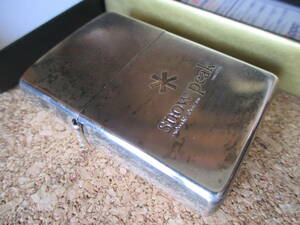 ZIPPO 『snow peak outdoor lifestyle creator since 1958 スノーピーク アウトドア』2004年10月製造 オイルライター ジッポ－ 廃版激レア