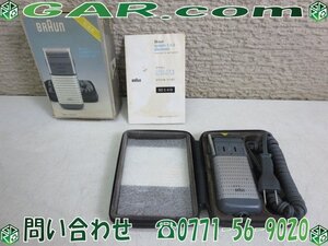 MM22 BRAUN/ブラウン システム 1-2-3 電気カミソリ BS5419 エレクトロニック 電気シェーバー