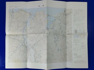 50000分の1地形図【城崎】国土地理院発行・昭和61年修正・昭和63年発行 〈山陰本線・宮津線・久美浜湾・円山川・豊岡市街・竹野〉