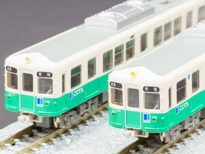 特製完成品◆グリーンマックス(GREENMAX, GM)◆高松琴平電気鉄道1300形（1303編成）2両編成セット（動力付き）◆塗装済キットNo.1244T使用