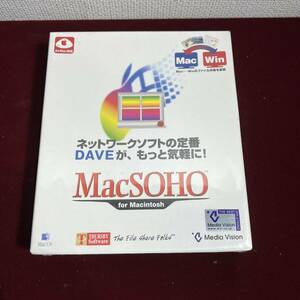 3棚001 media vision MacSOHO Macintosh用 未開封 マッキントッシュ SOHO MacとWindows間(ファイル,フォルダー)共有 シェア DAVEのLite版