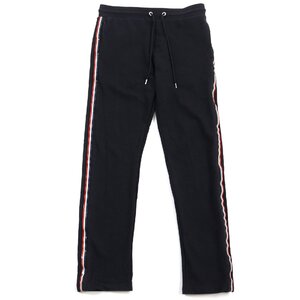 【ドンドン見直し】良品○MONCLER モンクレール 2020年製 G10918H73910 809LA PANTALONE ロゴ刺繍 スウェットパンツ S 正規品 メンズ