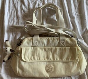 kipling ショルダーバッグ ハンドバッグ 未使用品　白