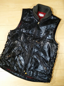 WESTRIDE ウエストライド ベスト LEATHER COMFORMAX VEST レザー コンフォマックス ベスト ブラック WEST RIDE デュポン ラディアント