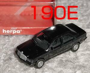 1/87メルセデスベンツ190E ブラック (W201)Mercedes Benz
