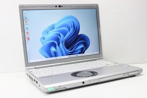 1円スタート ノートパソコン Windows11 WPS office搭載 Panasonic レッツノート CF-SV8 第8世代 Core i5 SSD256GB メモリ8GB カメラ