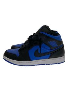 NIKE◆AIR JORDAN 1 MID_エア ジョーダン 1 ミッド/29cm/BLU