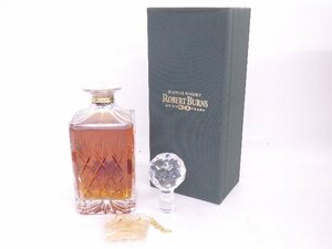 【未開栓・古酒】ROBERT BURNS/ロバートバーンズ スコッチウイスキー 30年 30years 替栓・プレート・化粧箱付 ◆ 6E67F-51