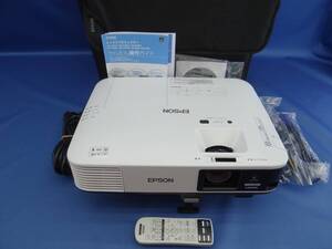 ランプ使用時間15H！【送料無料】 EPSON　ビジネスプロジェクター EB-2265U WUXGA 5,500lm リモコン付属 動作確認済♪