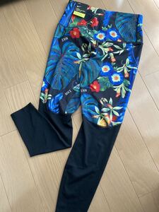 新品 NIKE スパッツ タイツ ボタニカル柄 花柄 メッシュ スポーツ ランニング ダンス