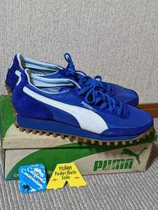 80s当時物 ヴィンテージ　デッドストック　PUMA　FAST RIDER プーマ　ファストライダー　左右サイズ違い。右26センチ左27センチ。観賞用?