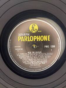 with the beatles PARLOPHONE mono ウイズ　ザ　ビートルズ PMC1206 MADE IN Gt.BRITAIN モノーラル　ラウドカット　マト1N/1N　