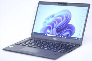 1円～ Corei7 16Gメモリ Windows11 バッテリー良好 2021年製 富士通 LIFEBOOK U9310/D i7-10610U 16G 256G 13.3FHD Wi-Fi6