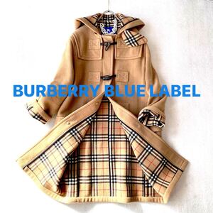 3点送料無料☆BURBERRY BLUE LABEL　バーバリーブルーレーベル　ノバチェック　40 ダッフルコート