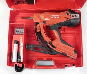 [動作OK] HILTI ヒルティ ガス式鋲打機 GX120-ME GC 20 鋲打機 鋲打ち機 釘打機 釘打ち機工具 専門工具 工事 ガス缶付き (1)