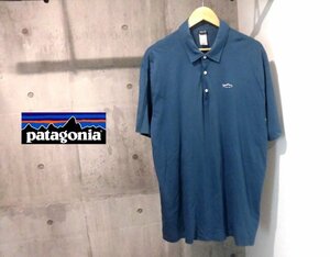 Patagonia パタゴニア Trout Fitz Roy トラウト フィッツロイ 半袖 ポロシャツ XL/ウォータートラウト 半袖シャツ/52206/釣り アウトドア